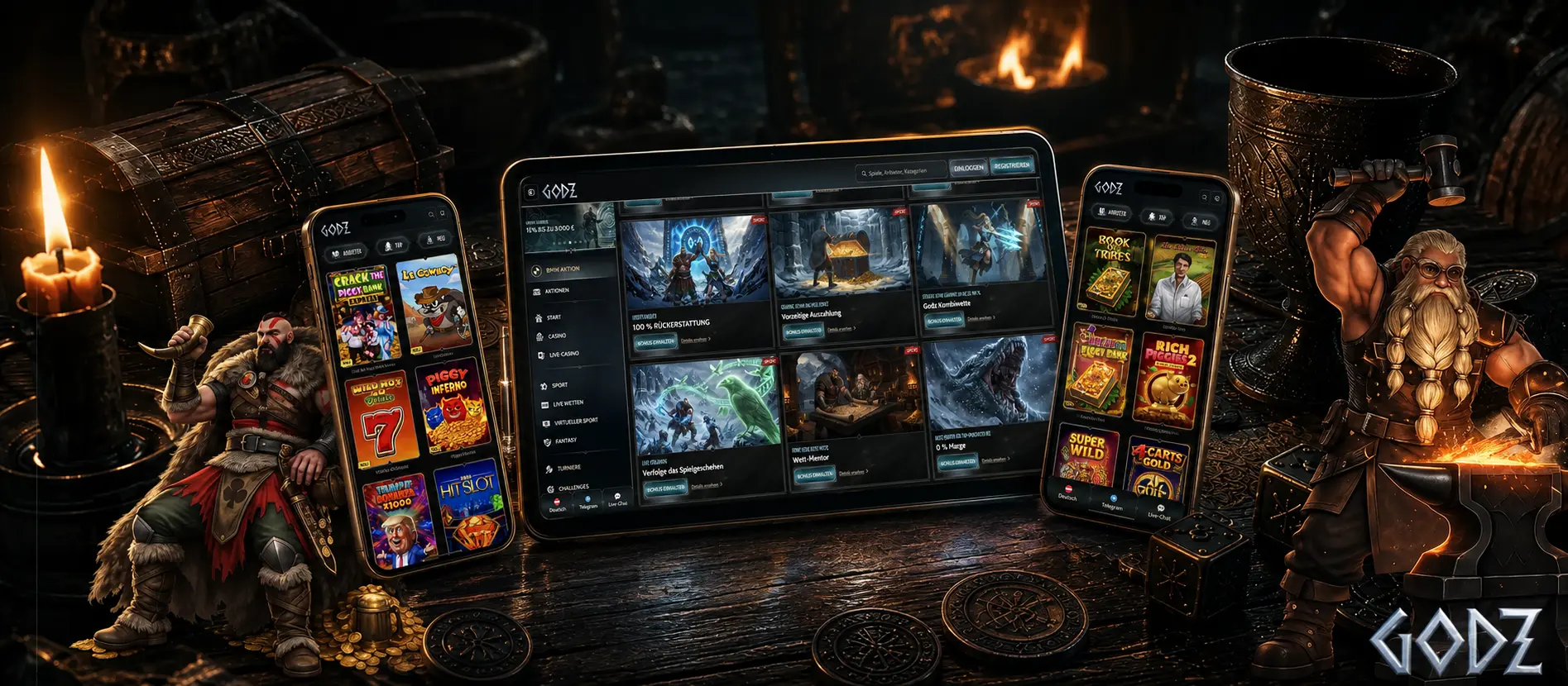 Mobile Nutzung von Godz Casino in Österreich